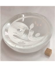 Selenite Yin-Yang Bowl 10cm
