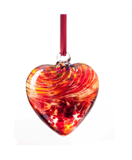 January Birthstone Heart "Garnet"