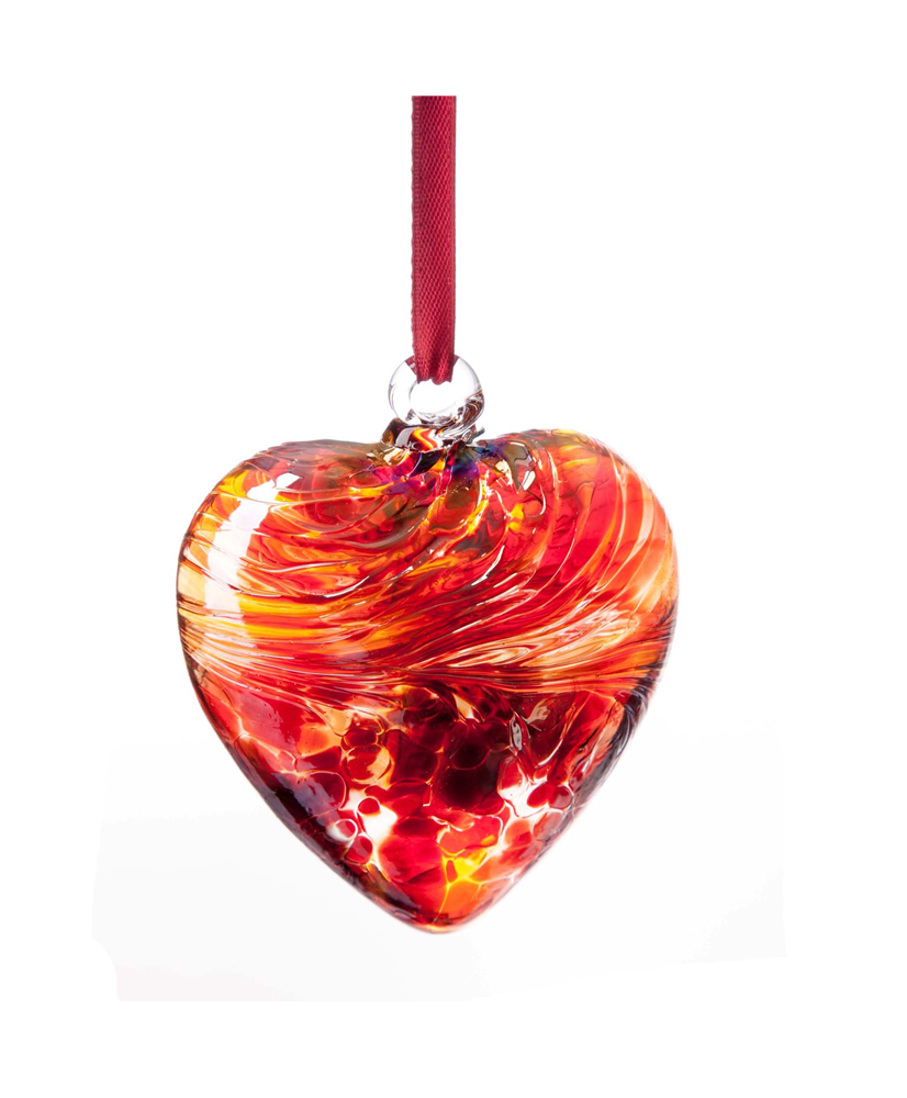 January Birthstone Heart "Garnet"