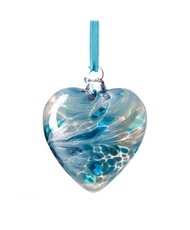 March Birthstone Heart "Aquamarine"