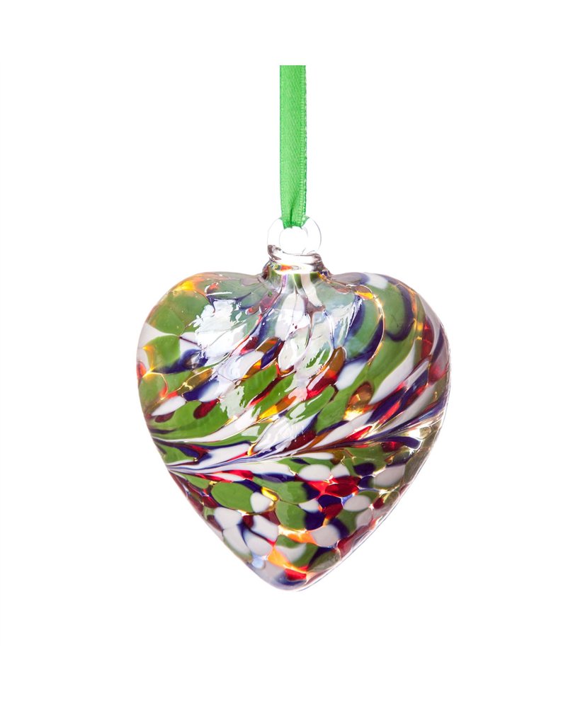 October Birthstone Heart "Opal"