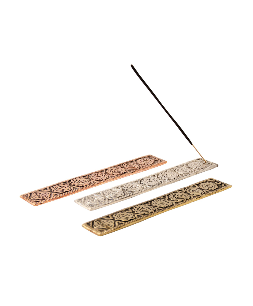7 Chakra Metal Incense Holder
