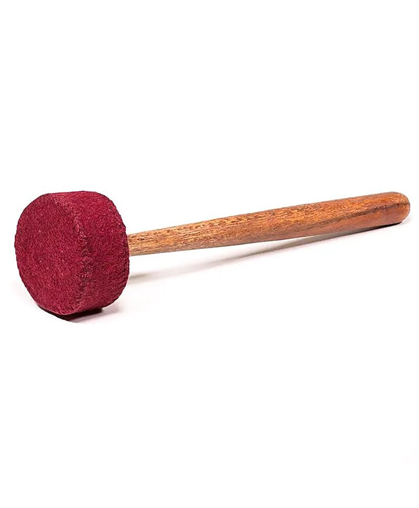 Singing bowl felt stick with wooden handle S -- 140 g 27x6