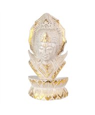 Whitewash Albasia Wood Thai Buddha