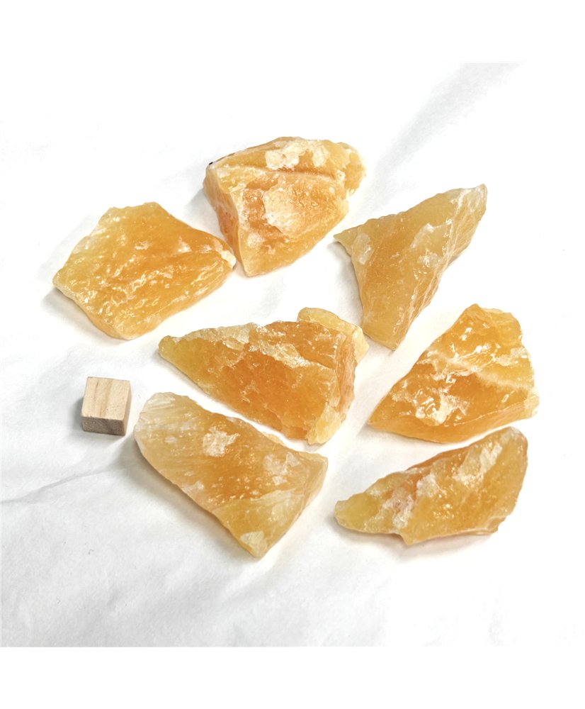 Orange Calcite Rough - Mexico - 3-4cm