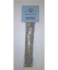 7 inch Blue Sage and White Sage Smudge Stick