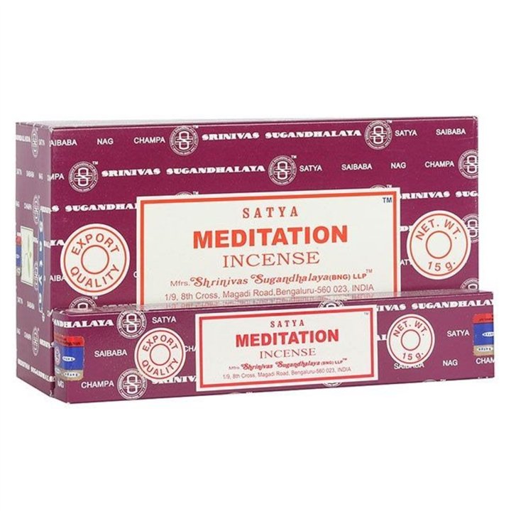 Meditation Incense Sticks by Satya - Export Quality