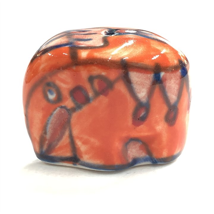 Hand Painted Mini Ceramic Elephant Incense Holder