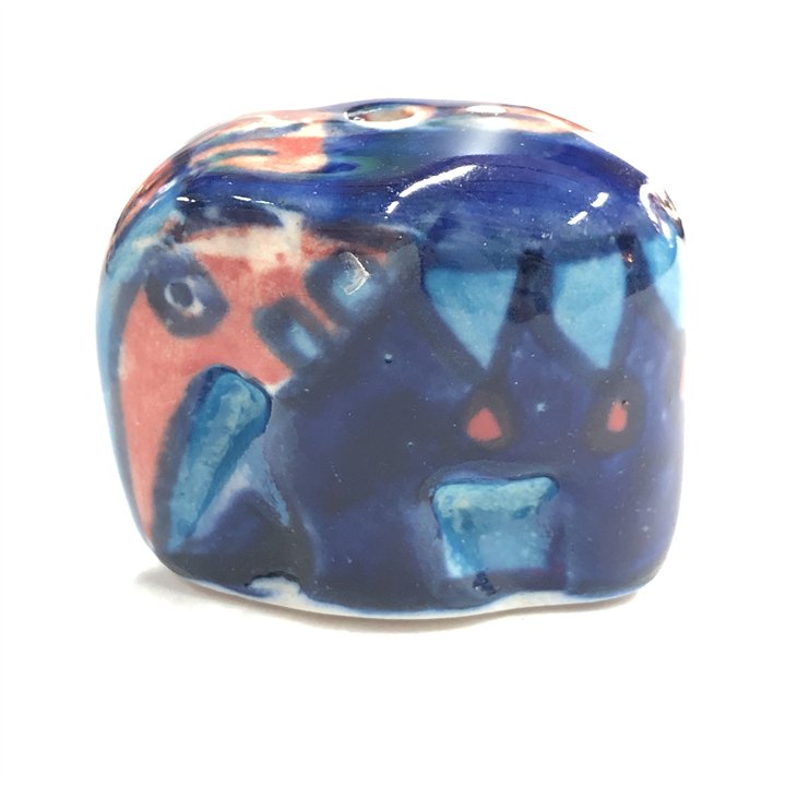 Hand Painted Mini Ceramic Elephant Incense Holder