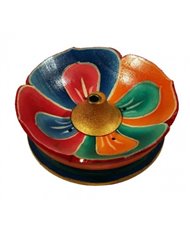 Lotus Hand Painted Incense stick burner