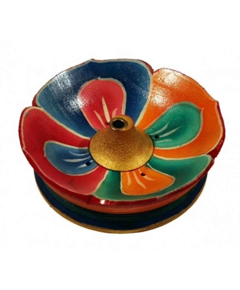 Lotus Hand Painted Incense stick burner