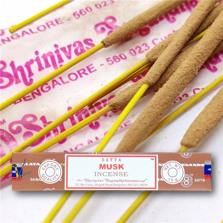 Musk Incense Sticks by Satya - Export Quality