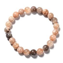 Flower Agate 8mm Bead Bracelet