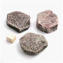 Ruby Rough Hexagons 30-50g