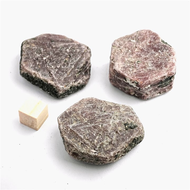 Ruby Rough Hexagons 30-50g