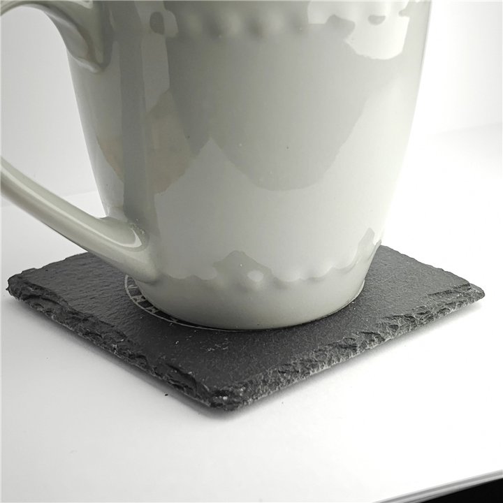 Crown Chakra Slate Coaster 10cm