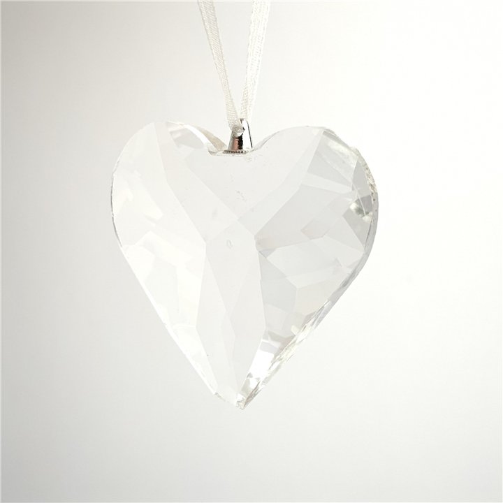Crystal Heart Suncatcher
