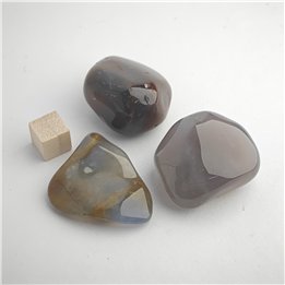 Blue Chalcedony Large Tumble Stone