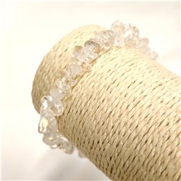 Clear Quartz Chip Bracelet