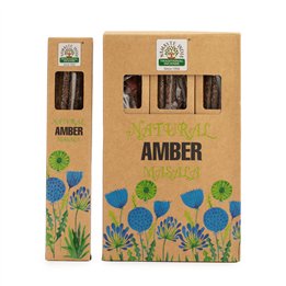Amber Natural Botanical Masala Premium Incense Sticks
