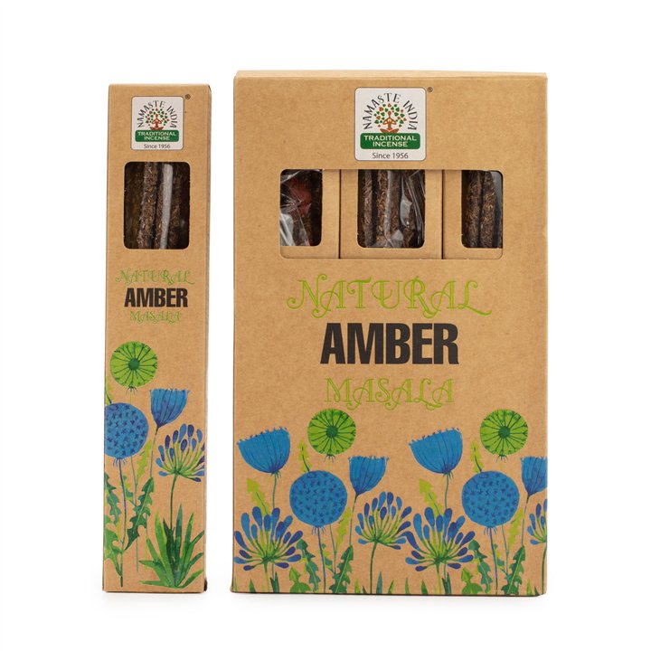 Amber Natural Botanical Masala Premium Incense Sticks