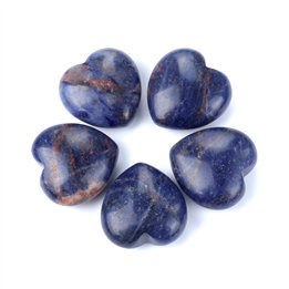 Sodalite Crystal Heart Small