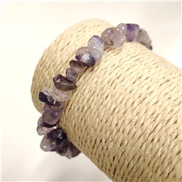 Amethyst Chip Bracelet