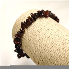 Mahogany Obsidian Chip Bracelet
