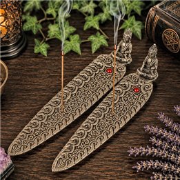 Sitting Buddha Metal Incense Holder