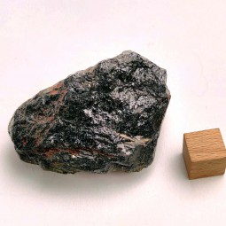 Chatoyant Green Black Tourmaline Natural Rough  2" 