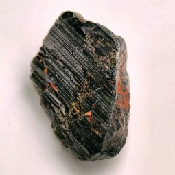 Chatoyant Green Black Tourmaline Natural Rough  2" 