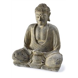 Sitting Large Stone Effect Buddha