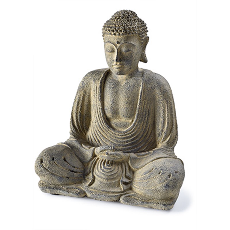 Sitting Large Stone Effect Buddha