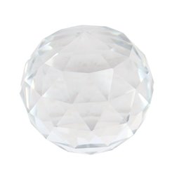 Faceted Crystal Ball - 5cm