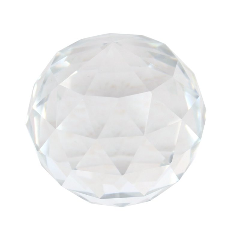 Faceted Crystal Ball - 5cm