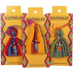 Guatemalan Worry Dolls In Bag