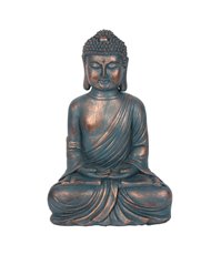 Small Blue Hands in Lap Sitting Buddha