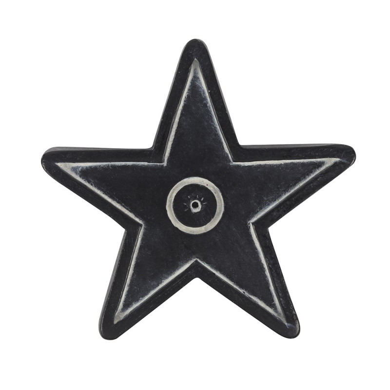 Black Star Incense Holder