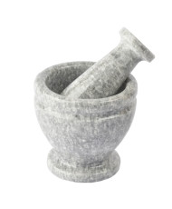 Mini Grey Marble Pestle & Mortar