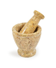 Mini Fossilstone Marble Pestle & Mortar