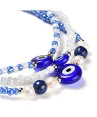 Evil Eye Stackable Stretch Handmade Bracelets, 