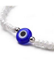 Evil Eye Stackable Stretch Handmade Bracelets, 