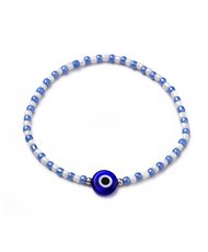 Evil Eye Stackable Stretch Handmade Bracelets, 