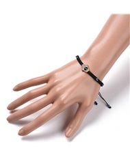 Hamsa Hand /Hand of Miriam with Evil Eye Braided Bead Bracele