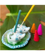 Incense Gift Set with Elephants