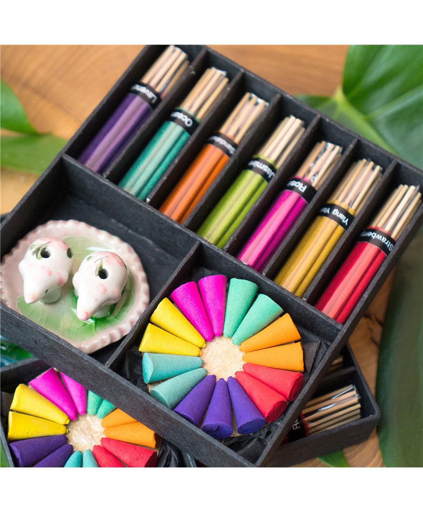 Incense Gift Set with Elephants