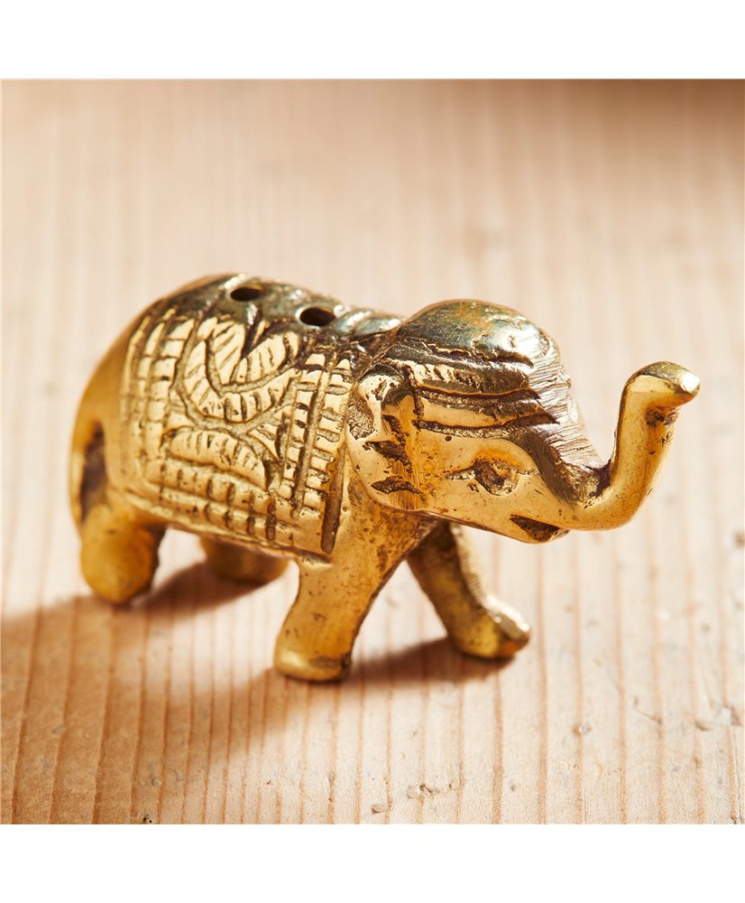Brass Elephant Incense Holder