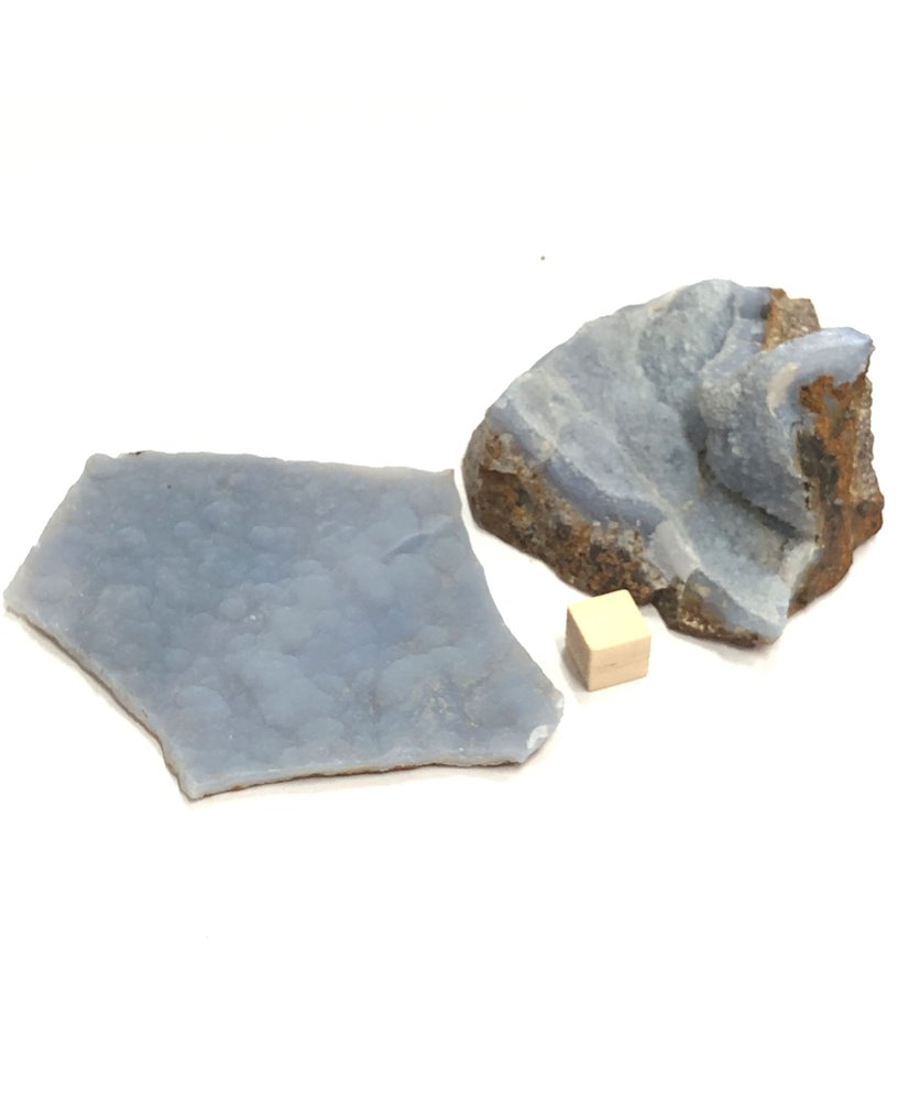 Blue Chalcedony Specimen 60-70mm, 