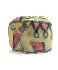 Hand Painted Mini Ceramic Elephant Incense Holder
