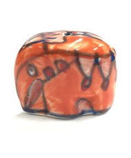 Hand Painted Mini Ceramic Elephant Incense Holder